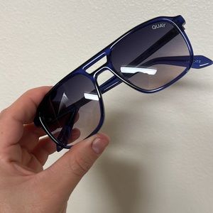Quay Sunglasses On The Fly Mini Blue